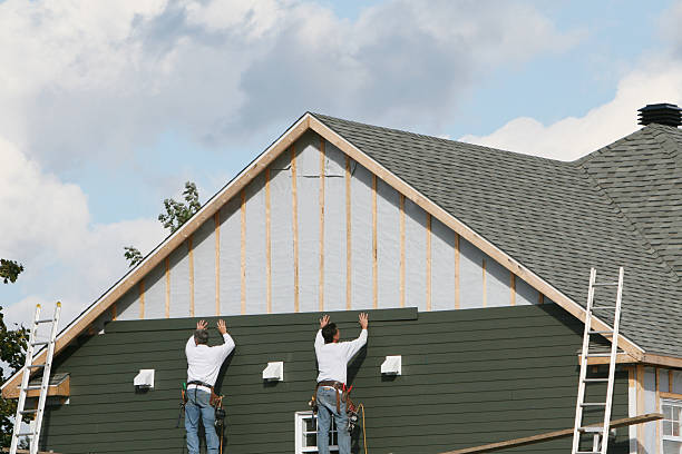 Professional Siding technician working in Export, PA